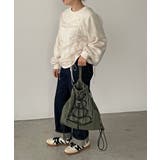 シャドーチェック ドロスト ナイロン ナップサック | 210nouve | 詳細画像17