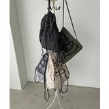 シャドーチェック ドロスト ナイロン ナップサック | 210nouve | 詳細画像18