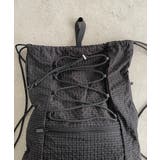 シャドーチェック ドロスト ナイロン ナップサック | 210nouve | 詳細画像23