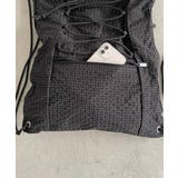 シャドーチェック ドロスト ナイロン ナップサック | 210nouve | 詳細画像24