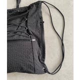 シャドーチェック ドロスト ナイロン ナップサック | 210nouve | 詳細画像25