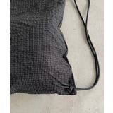 シャドーチェック ドロスト ナイロン ナップサック | 210nouve | 詳細画像28