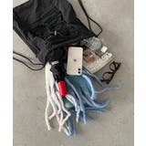 シャドーチェック ドロスト ナイロン ナップサック | 210nouve | 詳細画像30