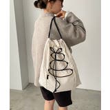 シャドーチェック ドロスト ナイロン ナップサック | 210nouve | 詳細画像6