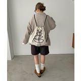 シャドーチェック ドロスト ナイロン ナップサック | 210nouve | 詳細画像9