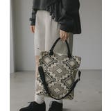 アイボリー | 【2WAY】柄ニット トートバッグ | 210nouve