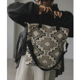 【2WAY】柄ニット トートバッグ | 210nouve | 詳細画像7 
