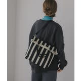 ブラック系 | 【2WAY】柄ニット トートバッグ | 210nouve