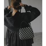 【2WAY】柄 ニット ハンド/ショルダーバッグ | 210nouve | 詳細画像12