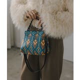 【2WAY】柄 ニット ハンド/ショルダーバッグ | 210nouve | 詳細画像14