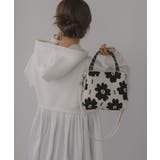 【2WAY】柄 ニット ハンド/ショルダーバッグ | 210nouve | 詳細画像3