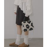 【2WAY】柄 ニット ハンド/ショルダーバッグ | 210nouve | 詳細画像4