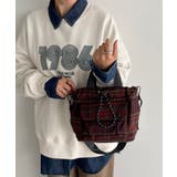 レッド | 【2WAY】アウトポケット ドロスト ショルダー/ハンドバッグ | 210nouve