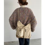 ベージュ | マルチポケット ユーティリティ ナイロン トートバッグ | 210nouve