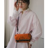 オレンジ | ボトル サコッシュ コードストラップ ショルダー バッグ | 210nouve