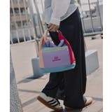 ピンク | マルチカラー ナイロン ハンドバッグ | 210nouve