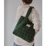起毛 チェック柄 トートバッグ | 210nouve | 詳細画像13 
