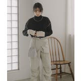 ハイネック バイカラー 配色 リブニット | 210nouve | 詳細画像12