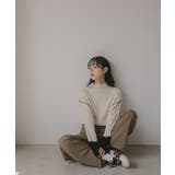 ハイネック バイカラー 配色 リブニット | 210nouve | 詳細画像16