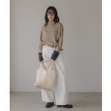 ハイネック バイカラー 配色 リブニット | 210nouve | 詳細画像5