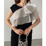 グロッシーマルチラッフルドレス | 210nouve | 詳細画像12