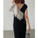 グロッシーマルチラッフルドレス | 210nouve | 詳細画像14