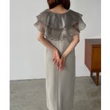 グロッシーマルチラッフルドレス | 210nouve | 詳細画像7
