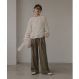 オーガンジー 重ね ドロスト プルオーバー | 210nouve | 詳細画像4 