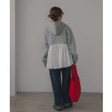 異素材 ドッキング フーディ/パーカー | 210nouve | 詳細画像5