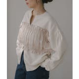 異素材 レイヤード Wジップ カーディガン | 210nouve | 詳細画像1