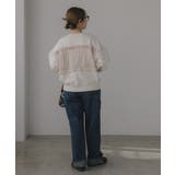 異素材 レイヤード Wジップ カーディガン | 210nouve | 詳細画像13