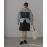 異素材 レイヤード Wジップ カーディガン | 210nouve | 詳細画像4