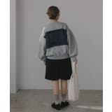 異素材 レイヤード Wジップ カーディガン | 210nouve | 詳細画像5