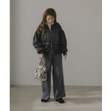 異素材 レイヤード Wジップ カーディガン | 210nouve | 詳細画像8