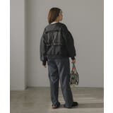 異素材 レイヤード Wジップ カーディガン | 210nouve | 詳細画像9