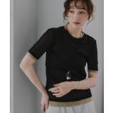 バイカラー シアー Tシャツ | 210nouve | 詳細画像10