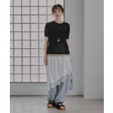 バイカラー シアー Tシャツ | 210nouve | 詳細画像23