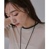 バイカラー シアー Tシャツ | 210nouve | 詳細画像27