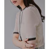バイカラー シアー Tシャツ | 210nouve | 詳細画像28
