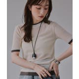 バイカラー シアー Tシャツ | 210nouve | 詳細画像4