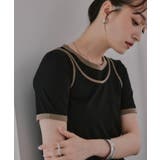 【タンクセット】バイカラー レイヤード 半袖 Tシャツ | 210nouve | 詳細画像6