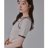 【タンクセット】バイカラー レイヤード 半袖 Tシャツ | 210nouve | 詳細画像9