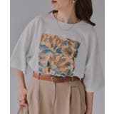 フワラー アート オーバーサイズ Tシャツ | 210nouve | 詳細画像2 
