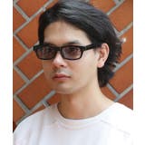 ブラック×ライトスモーク | スクエアサングラス メンズ レディース 伊達めがね 黒縁 | 8（eight） 