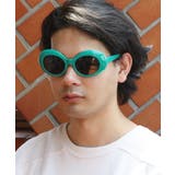 グリーン×スモーク | ビッグフレームサングラス メンズ ロック グランジ | 8(eight)