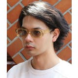 シャンパン×ライトグレー | スクエアサングラス メンズ レディース 伊達メガネ | 8(eight)