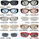 スクエアサングラス メンズ レディース 伊達メガネ | 8(eight) | 詳細画像3