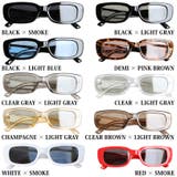 スクエアサングラス メンズ レディース 伊達メガネ | 8(eight) | 詳細画像4