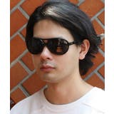 ブラック×スモーク | ティアドロップ サングラス メンズ ビッグフレーム | 8(eight)
