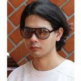 ブラック×ライトグレー | ティアドロップ サングラス メンズ ビッグフレーム | 8(eight)